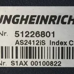 Jungheinrich 51226801 | Rij/hef/stuur regeling  drive/lift/steering controller AS2412 i S index C Sw 1,02 51462874 sn. S1AX00100822 from ECE 225 year 2017