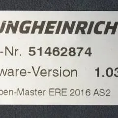 Jungheinrich 51226801 | Rij/hef/stuur regeling  drive/lift/steering controller AS2412 i S index C Sw 1,03 51462874 sn. S1AX00116436 from ERE 225 year 2008