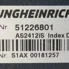 Jungheinrich 51226801 | Rij/hef/stuur regeling  drive/lift/steering controller AS2412 i S index C Sw 1,07 51462874 sn. S1AX00181257 from ECE 225 year 2018