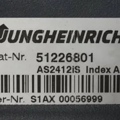 Jungheinrich 51226801 | Rij/hef/stuur regeling  drive/lift/steering controller AS2412 i S index A  sn. S1AX00056999 from EZS130 year 2015