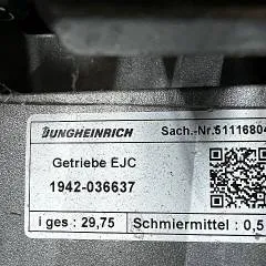 Jungheinrich 51116804 | Complete drive unit including 51066788 Brake 51492299 Motor 51116804 Transmission Tiller+Head from EMC-B10 Year 2016