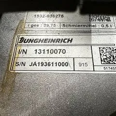 Jungheinrich 51116804 | Complete drive unit including 51066788 Brake 51492299 Motor 51116804 Transmission Tiller+Head from EMC-B10 Year 2016