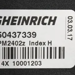 Jungheinrich 50437339 | Stuur regeling steering controller PM2402 Z Index H sn S14X 10001203 from ESE320 year 2017