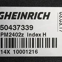 Jungheinrich 50437339 | Stuur regeling steering controller PM2402 Z Index H sn S14X 10001216 from ESE320 year 2017