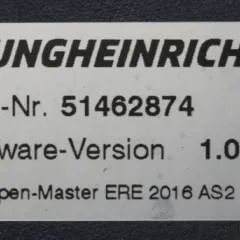 Jungheinrich 51226801 | Rij/hef/stuur regeling  drive/lift/steering controller AS2412 i S index C Sw 1,02 51462874 sn. S1AX10004766 from ERE 225 year 2017