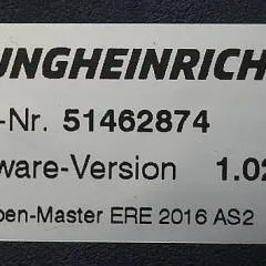 Jungheinrich 51226801 | Rij/hef/stuur regeling  drive/lift/steering controller AS2412 i S index C Sw 1,02 51462874 sn. S1AX00101050 from ERE 225 year 2017