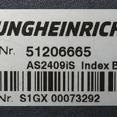 Jungheinrich 51206665 | Rij/hef regeling Drive/lift controller AS2409 i S Index B Sw. 1,03 51481546 from EJD118i year 2019 sn. S1GX00073292