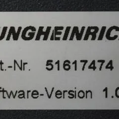 Jungheinrich 51226801 | Rij/hef/stuur regeling  drive/lift/steering controller AS2412 i S index D  Sw 1,07 51617474 sn. S1AX00150910 from ERD220 year 2019