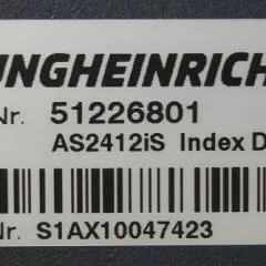 Jungheinrich 51226801 | Rij/hef/stuur regeling  drive/lift/steering controller AS2412 i S index D  Sw 1,09 51617474 sn. S1AX10047423 from ERD220 year 2019