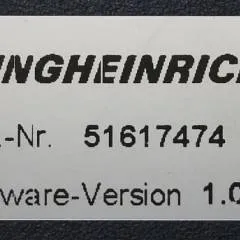 Jungheinrich 51226801 | Rij/hef/stuur regeling  drive/lift/steering controller AS2412 i S index D  Sw 1,09 51617474 sn. S1AX10047423 from ERD220 year 2019