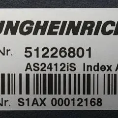 Jungheinrich 51226801 | Rij/hef/stuur regeling  drive/lift/steering controller AS2412 i S index A  Sw 2,01 51235918 sn. S1AX00012168 from ERD220 year 2012