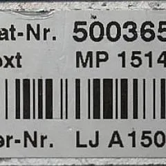 Jungheinrich 50036539 | Rij/hef regeling Drive/Lifting controller MP1514fh version 4,1 50043291 sn. SJA147387