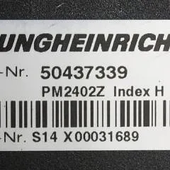 Jungheinrich 50437339 | Stuur regeling steering controller PM2402 Z Index H sn S14X 00038244 from ESC214Z
