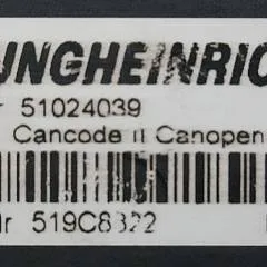 Jungheinrich 51024039 | Codekey Can Open Cancode II sn. 519C8322