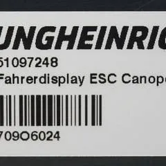 Jungheinrich 51097248 | Display ESC canopen from ESE320 year 2017 sn. 709O6024
