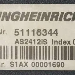 Jungheinrich 51116344 | Rij/hef/stuur regeling  drive/lift/steering controller AS2412 i S index O Sw 1,05 51159600 from ERD220 year 2011 sn. S1AX00001690