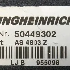 Jungheinrich 50449302 | Stuur regeling Controller AS4803 Z sn.LJB955098 from ETV214 year 2007