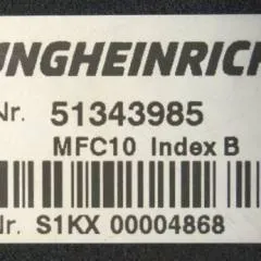 Jungheinrich 51343985 | MFC10 Index B sw 1,05 51415883 sn. S1KX00004868 from EKS110 year 2018