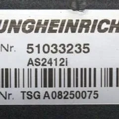 Jungheinrich 51033235 | Rij regeling Drive controller AS2412i Sw. 1,02 51092751 from ERE225 year 2008 sn. TSGA08250075