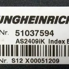 Jungheinrich 51037594 | Rij/hef regeling Drive/lift controller AS2409 i k index B Sw. 1,03 51093699 sn. S12X00051209