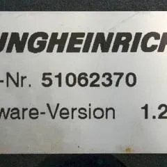 Jungheinrich 51037707 | Rij regeling driving controller AS2405i index E Sw. 1,24 51062370 sn. S18X00023583 from EJE120 year 2010