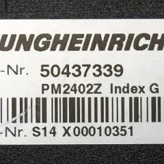 Jungheinrich 50437339 | Stuur regeling steering controller PM2402 Z Index G Sw 2,00 51067231 sn S14X 00010351 from ERE225 year 2009