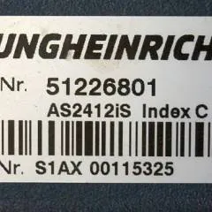 Jungheinrich 51226801 | Rij/hef/stuur regeling  drive/lift/steering controller AS2412 i S index C sn. S1AX00115325 from ESE120 year 2018
