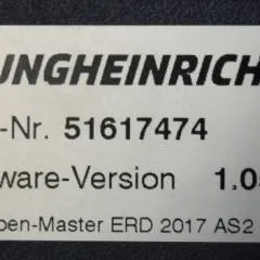 Jungheinrich 51226801 | Rij/hef/stuur regeling  drive/lift/steering controller AS2412 i S index C Sw 1.05 51617474 drive plus sn. S1AX00131682 from ERD220 with folding platform year 2018