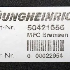 Jungheinrich 50421656 | MFC Bremsen for ETV from year 2003 till 2011 sn O 00022954