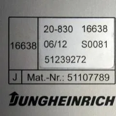 Jungheinrich 51239272 | rij hef stuur regeling drive lift steering controller EKS312 year 2012 sn. S 0081