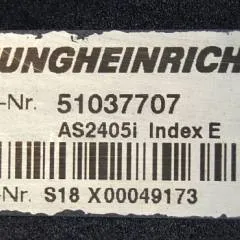 Jungheinrich 51037707 | Rij regeling driving controller AS2405i index E Sw. 1,31 51062370 sn. S18X00049173