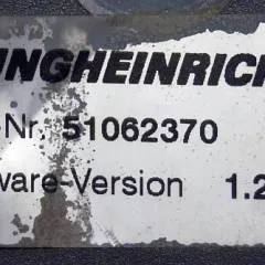 Jungheinrich 51037707 | Rij regeling driving controller AS2405i index E Sw. 1,31 51062370 sn. S18X00049173