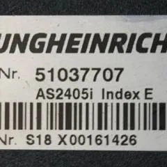 Jungheinrich 51037707 | Rij regeling driving controller AS2405i index E Sw. 1,31 51062370 sn. S18X00161426 from EJE C20 year 2018