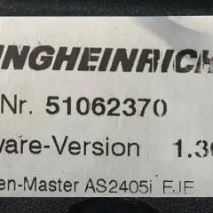 Jungheinrich 51037707 | Rij regeling driving controller AS2405i index E Sw. 1,30 51062370 sn. S18X00094378 from EJE C20 year 2014