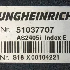 Jungheinrich 51037707 | Rij regeling driving controller AS2405i index E Sw. 1,30 51062370 sn. S18X00104221 from EJE C20 year 2015
