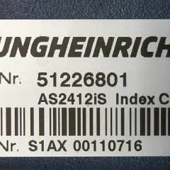 Jungheinrich 51226801 | Rij/hef/stuur regeling  drive/lift/steering controller AS2412 i S index C sn. S1AX00110716 from ECGH211 year 2017
