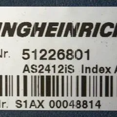 Jungheinrich 51226801 | Rij/hef/stuur regeling  drive/lift/steering controller AS2412 i S index A Sw. 1,04 51263516 sn. S1AX00048814 from ERE225 FP year 2014