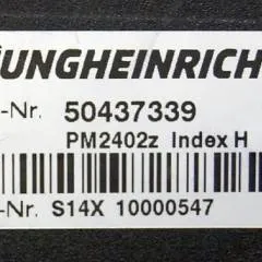 Jungheinrich 50437339 | Stuur regeling steering controller PM2402 Z Index H  sn S14X10000547 from ESE220 year 2016