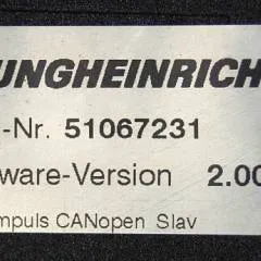 Jungheinrich 50437339 | Stuur regeling steering controller PM2402 Z Index G Sw 2,00 sn S14X 00011117 from ERE225 year 2010