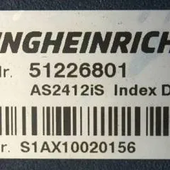 Jungheinrich 51226801 | Rij/hef/stuur regeling  drive/lift/steering controller AS2412 i S index D  Sw 1,12 51419305 sn. S1AX10020156 from ECE225 year 2019
