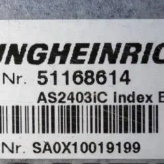 Jungheinrich 51168614 | Rij regeling Drive controller complete with internal charger AS2403iC index B  sn. SAOX10019199 from EMC year 2020