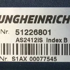 Jungheinrich 51226801 | Rij/hef/stuur regeling  drive/lift/steering controller AS2412 i S index B Sw. 1,05 51263516 sn. S1AX00077545 from ERE225 year 2016