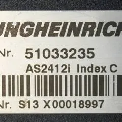 Jungheinrich 51033235 | Rij regeling Drive controller AS2412i index C Sw. 1,02 51140847 from ECE220  year 2011 sn. S13X00018997