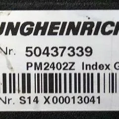 Jungheinrich 50437339 | Stuur regeling steering controller PM2402 Z Index G Sw 1,03 51135888 sn S14X 00013041 from ECE225 year 2010