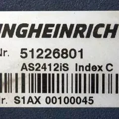 Jungheinrich 51226801 | Rij/hef/stuur regeling  drive/lift/steering controller AS2412 i S index C Sw. 1,02 51462874 sn. S1AX00100045 from ERE225 FP year 2017