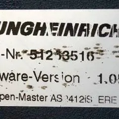 Jungheinrich 51226801 | Rij/hef/stuur regeling  drive/lift/steering controller AS2412 i S index B Sw. 1,05 51263516 sn. S1AX00067865