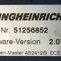 Jungheinrich 51226801 | Rij/hef/stuur regeling  drive/lift/steering controller AS2412 i S index B Sw. 2,07 51419306 sn. S1AX00062610 from ECE225 year 2015