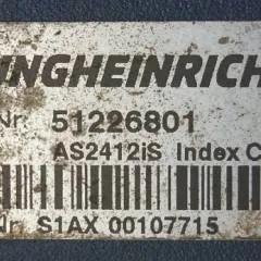 Jungheinrich 51226801 | Rij/hef/stuur regeling  drive/lift/steering controller AS2412 i S index C Sw 1,09 51419306 sn. S1AX00107715 from ECE225  year 2017