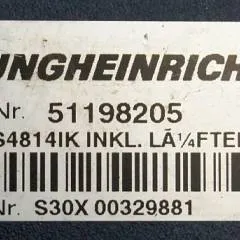 Jungheinrich 51159321 | Rij/hef regeling drive/lifting controller AS4814Ik Index A 51198205 inkl. LA1/4FTER from ETV214 year 2013 sn. S1EX00010946