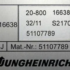 Jungheinrich 51107789 | Rij/hef/stuur regeling Drive/Lift/steering controller from EKS312 year 2011 sn. S2170